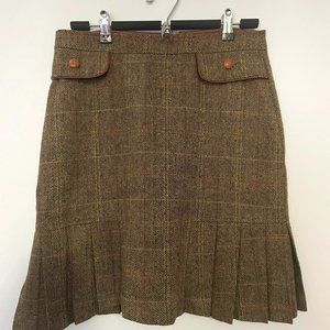 Marie Claire Vintage Plaid Pencil Skirt